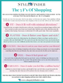 The 5 F's Of Shopping