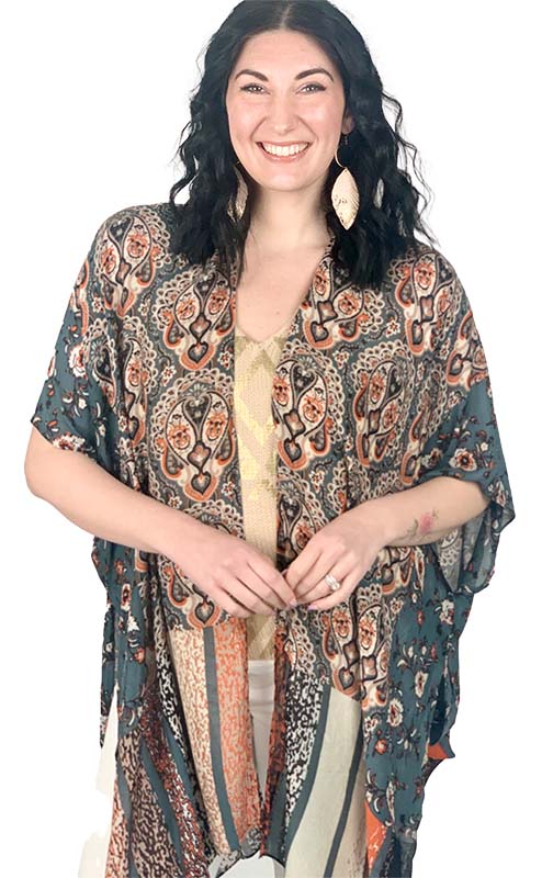 Vintage Paisley Kimono